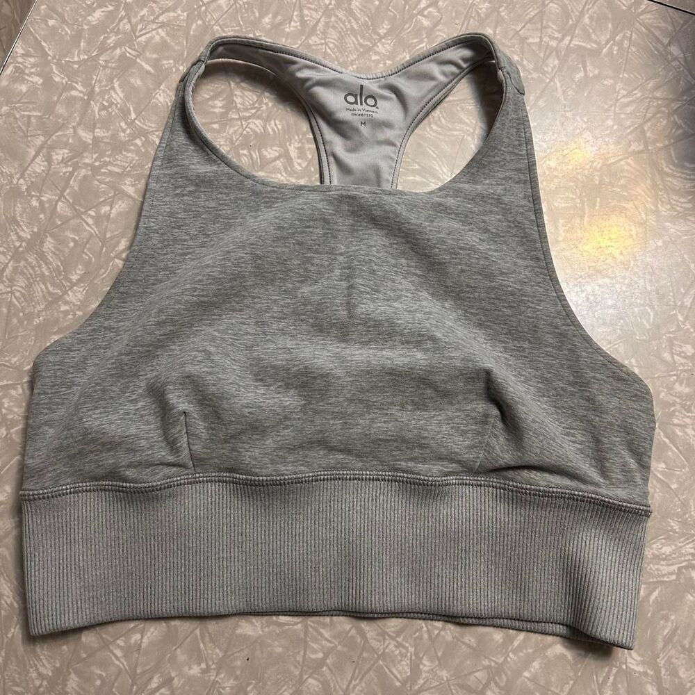 Alo-yoga Women's Grey Bra - Picture 1 of 4